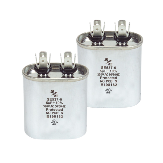 80 ΜF MFD. 370V OVAL CAPACITOR