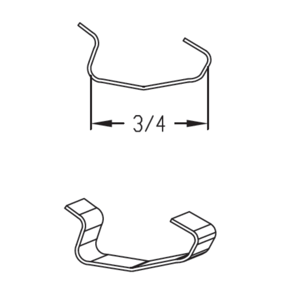 CLEAT METAL FOR "J" & "C" CORNER (W-C CLEAT) - A&R Supply - Air Conditioning & Refrigeration Wholesaler - ELGEN