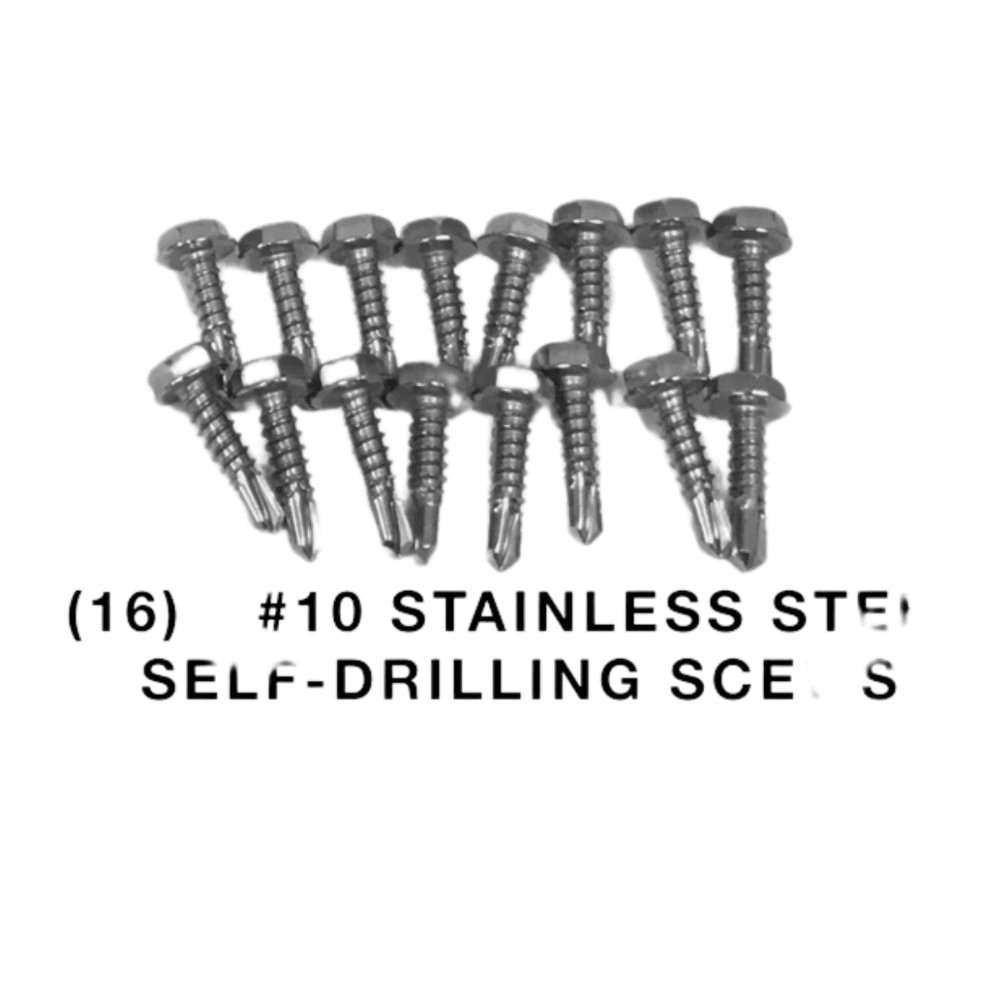 CONDENSING UNIT TIE-DOWN KIT - (4) GALV STEEL CUTD6 (4) TAPCON (16) 10 SCREWS (6" x 1") - A&R Supply - Air Conditioning & Refrigeration Wholesaler - MIAMI TECH