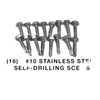CONDENSING UNIT TIE-DOWN KIT - (4) GALV STEEL CUTD6 (4) TAPCON (16) 10 SCREWS (6" x 1") - A&R Supply - Air Conditioning & Refrigeration Wholesaler - MIAMI TECH
