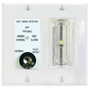 CONTROL WITH STROBE AND SOUNDER, CLEAR LENS, WHITE DOUBLE GANG PLATE - MADE IN THE USA - A&R Supply - Air Conditioning & Refrigeration Wholesaler - AIR PRODUCTS AND CONTROLS