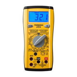 DIGITAL MULTIMETER - BACKLIT W/TEMPERATURE, CAPACITANCE - A&R Supply - Air Conditioning & Refrigeration Wholesaler - FIELDPIECE