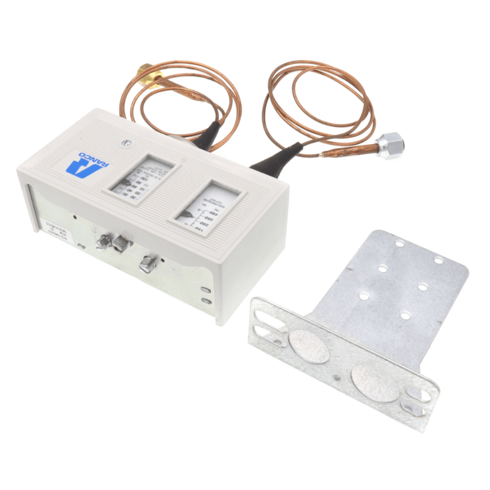 DUAL PRESSURE REFRIGERATION CONTROL W/ 150-450 (OPEN HIGH) CUT-OUT PSI - A&R Supply - Air Conditioning & Refrigeration Wholesaler - RANCO