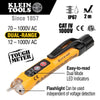 DUAL RANGE NON-CONTACT VOLTAGE TESTER WITH FLASHLIGHT, 12 - 1000V AC - A&R Supply - Air Conditioning & Refrigeration Wholesaler - KLEIN TOOLS