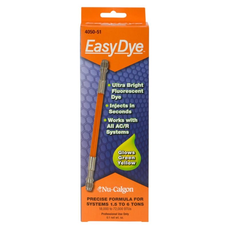 EASY DYE ULTRA BRIGHT FLUORESCENT DYE SYSTEMS - 1.5 TO 6 TONS - A&R Supply - Air Conditioning & Refrigeration Wholesaler - NU-CALGON