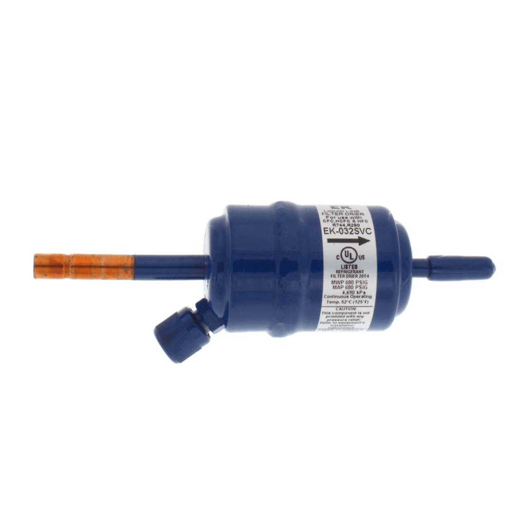 EK032SVCAP SERIES CAP TUBE FILTER DRIER (3 CUBIC INCHES) - 1/4" ODF - A&R Supply - Air Conditioning & Refrigeration Wholesaler - EMERSON