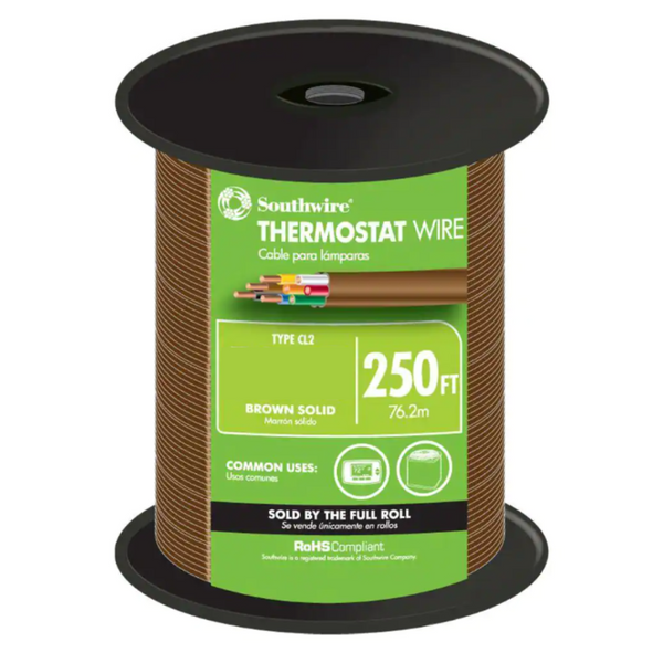 CABLE DEL TERMOSTATO - ROLLO DE 250' – A&R Supply - Air Conditioning &  Refrigeration Wholesaler