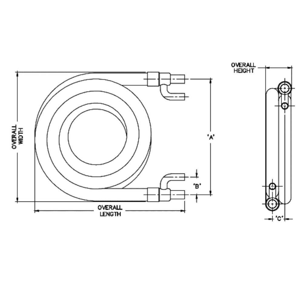 1.5 TON WATER COOLED CONDENSER COIL