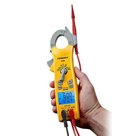 ESSENTIAL CLAMP METER - DUAL DISPLAY - A&R Supply - Air Conditioning & Refrigeration Wholesaler - FIELDPIECE