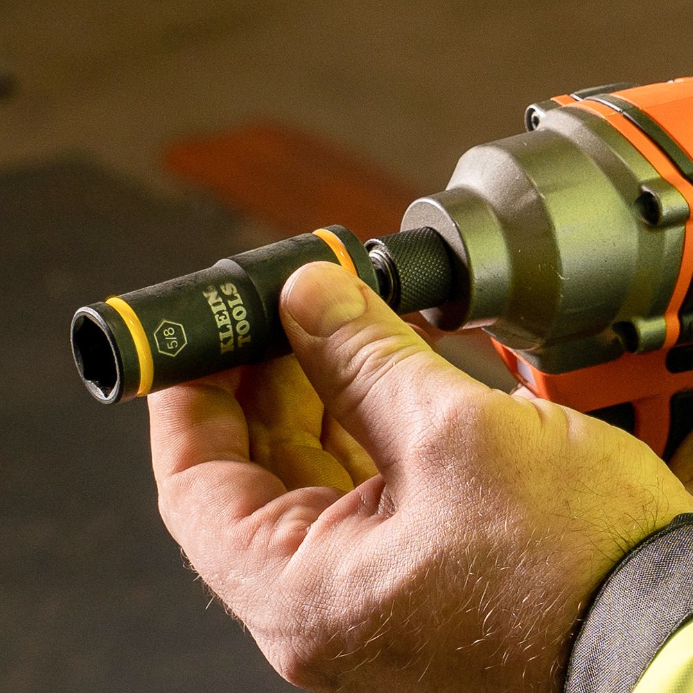 FLIP IMPACT SOCKET SET - 7-PIECE - A&R Supply - Air Conditioning & Refrigeration Wholesaler - KLEIN TOOLS