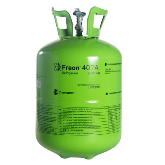 FREON™️ 407A (R-407A) 25-LB. DISPOSABLE PACKAGE REFRIGERANT [HFC] - A&R Supply - Air Conditioning & Refrigeration Wholesaler - CHEMOURS