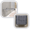 GALVANIZED STEEL UNITARY WALL BRACKET - MAX LOAD: 661.4LBS - H:42" X L:15.98" X D:36" - A&R Supply - Air Conditioning & Refrigeration Wholesaler - HERCULES