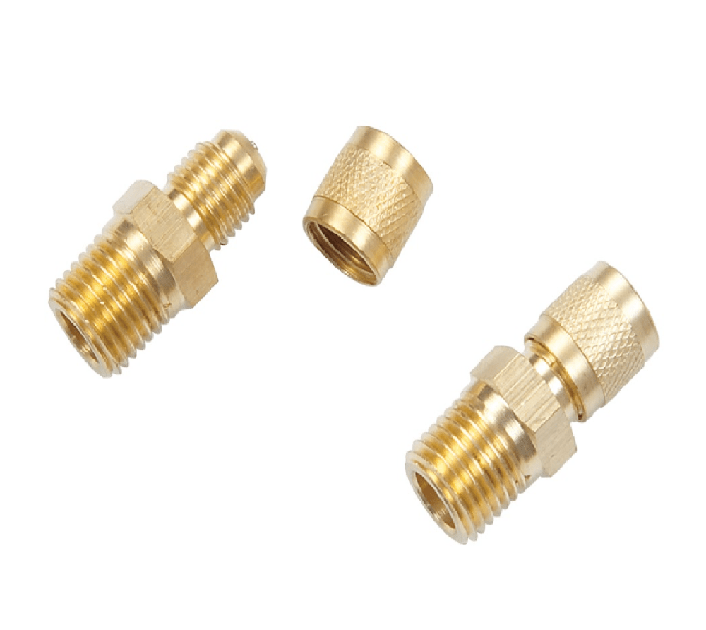 HALF UNION - 1/4" M.P.T. OR 5/16" O.D. SOLDER W/CORE REMOVER - A&R Supply - Air Conditioning & Refrigeration Wholesaler - SMART ELECTRIC