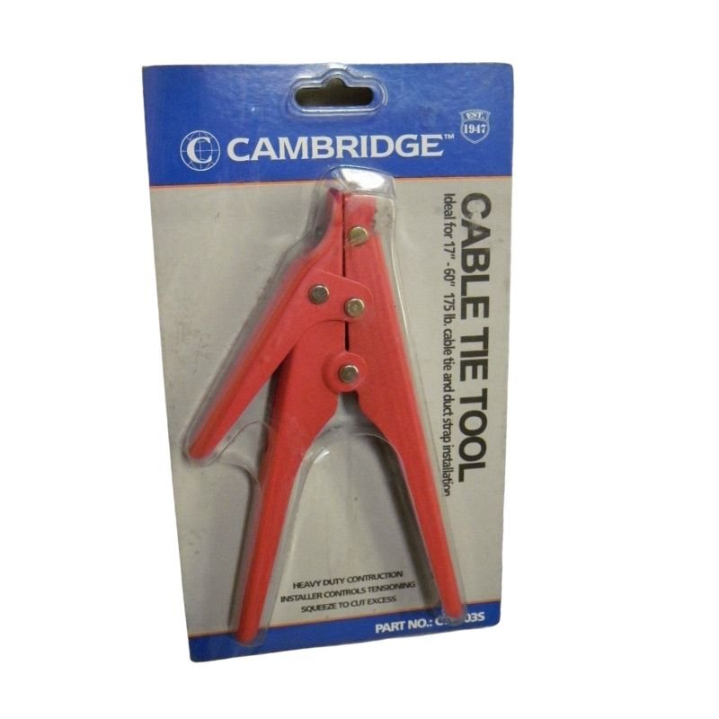 HEAVY DUTY CABLE TIE TENSIONING TOOL - A&R Supply - Air Conditioning & Refrigeration Wholesaler - CAMBRIDGE RESOURCES
