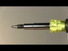 MULTI-BIT SCREWDRIVER / NUT DRIVER, 11-IN-1, PH, SL, SQ, TORX® BITS