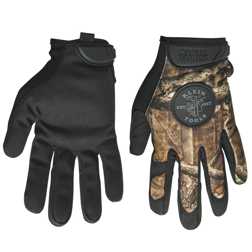 JOURNEYMAN CAMOUFLAGE GLOVES - LARGE - A&R Supply - Air Conditioning & Refrigeration Wholesaler - KLEIN TOOLS