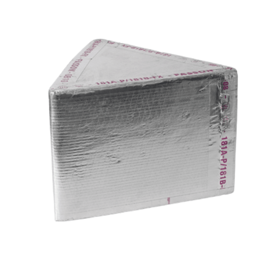 LARGE TRIANGLE ASSEMBLED FIBERGLASS REDUCER - 21" x 21" x 21" - A&R Supply - Air Conditioning & Refrigeration Wholesaler - MIAMI TECH
