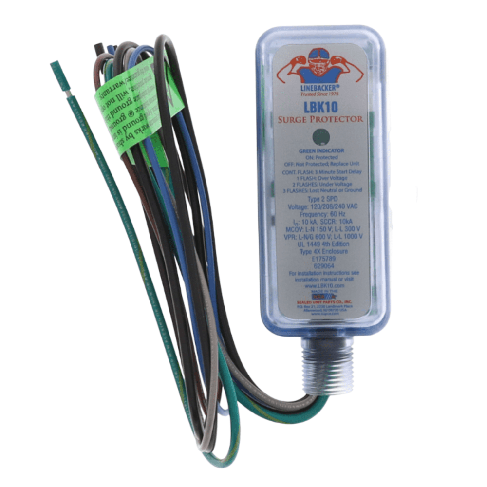 LINEBACKER SURGE PROTECTOR (120/240 VAC) - A&R Supply - Air Conditioning & Refrigeration Wholesaler - SUPCO