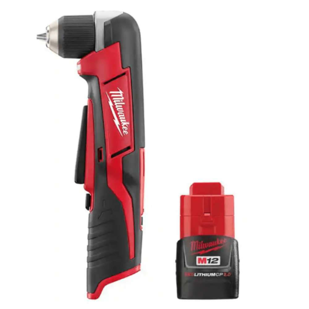 M12™ 12-VOLT LITHIUM-ION CORDLESS 3/8" RIGHT ANGLE DRILL/DRIVER - A&R Supply - Air Conditioning & Refrigeration Wholesaler - MILWAUKEE