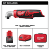 M12™ 1/4" HEX RIGHT ANGLE IMPACT DRIVER KIT - A&R Supply - Air Conditioning & Refrigeration Wholesaler - MILWAUKEE