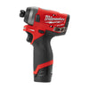 M12 FUEL™ 1/4" HEX IMPACT DRIVER KIT - A&R Supply - Air Conditioning & Refrigeration Wholesaler - MILWAUKEE