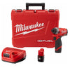 M12 FUEL™ 1/4" HEX IMPACT DRIVER KIT - A&R Supply - Air Conditioning & Refrigeration Wholesaler - MILWAUKEE