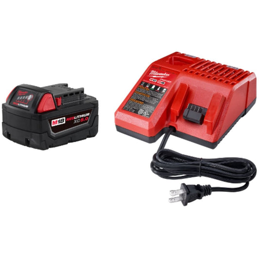 M18™ REDLITHIUM™ XC5.0 STARTER KIT - A&R Supply - Air Conditioning & Refrigeration Wholesaler - MILWAUKEE