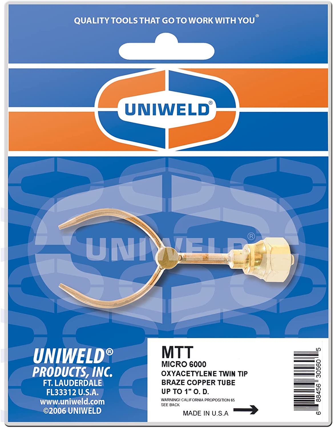 MICRO 6000 FLEXIBLE TWIN SPECIALTY BRAZING TIP - A&R Supply - Air Conditioning & Refrigeration Wholesaler - UNIWELD