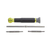 MULTI-BIT ELECTRONICS SCREWDRIVER, 4-IN-1, PHILLIPS, SLOTTED BITS - A&R Supply - Air Conditioning & Refrigeration Wholesaler - KLEIN TOOLS