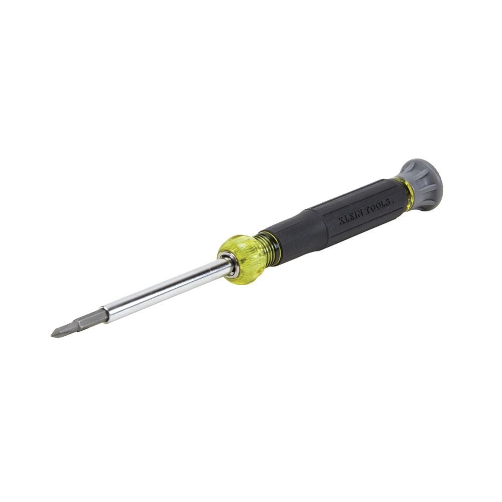 MULTI-BIT ELECTRONICS SCREWDRIVER, 4-IN-1, PHILLIPS, SLOTTED BITS - A&R Supply - Air Conditioning & Refrigeration Wholesaler - KLEIN TOOLS