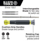 MULTI-BIT ELECTRONICS SCREWDRIVER, 4-IN-1, PHILLIPS, SLOTTED BITS - A&R Supply - Air Conditioning & Refrigeration Wholesaler - KLEIN TOOLS