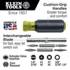 MULTI-BIT SCREWDRIVER / NUT DRIVER, 11-IN-1, PH, SL, SQ, SCHRADER BITS - A&R Supply - Air Conditioning & Refrigeration Wholesaler - KLEIN TOOLS