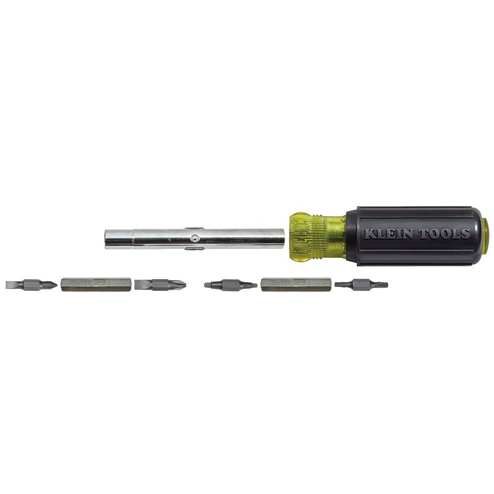 MULTI-BIT SCREWDRIVER / NUT DRIVER, 11-IN-1, PH, SL, SQ, TORX® BITS - A&R Supply - Air Conditioning & Refrigeration Wholesaler - KLEIN TOOLS