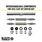 MULTI-BIT SCREWDRIVER / NUT DRIVER, 11-IN-1, PH, SL, SQ, TORX® BITS - A&R Supply - Air Conditioning & Refrigeration Wholesaler - KLEIN TOOLS