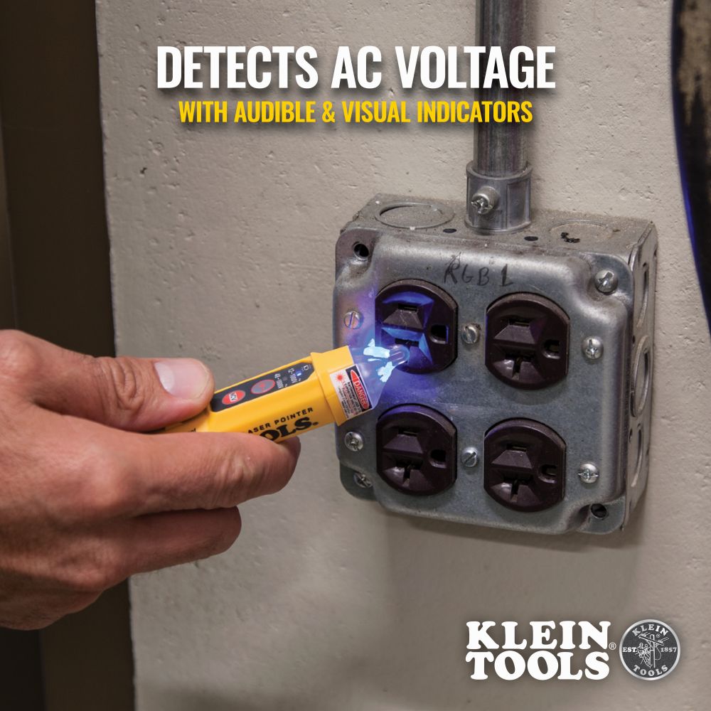 KLEIN TOOLS VOLTAGE TESTER + LASER POINTER