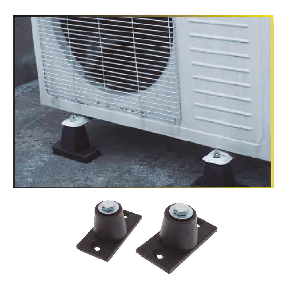 NEOPRENE ISOLATION MOUNTS MAX LOAD 264LBS - A&R Supply - Air Conditioning & Refrigeration Wholesaler - HERCULES