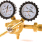 NITROGEN REGULATOR WITH 0-400 PSI DELIVERY PRESSURE, CGA580 INLET CONNECTION AND 1/4-INCH MALE FLARE OUTLET CONNECTION - A&R Supply - Air Conditioning & Refrigeration Wholesaler - UNIWELD