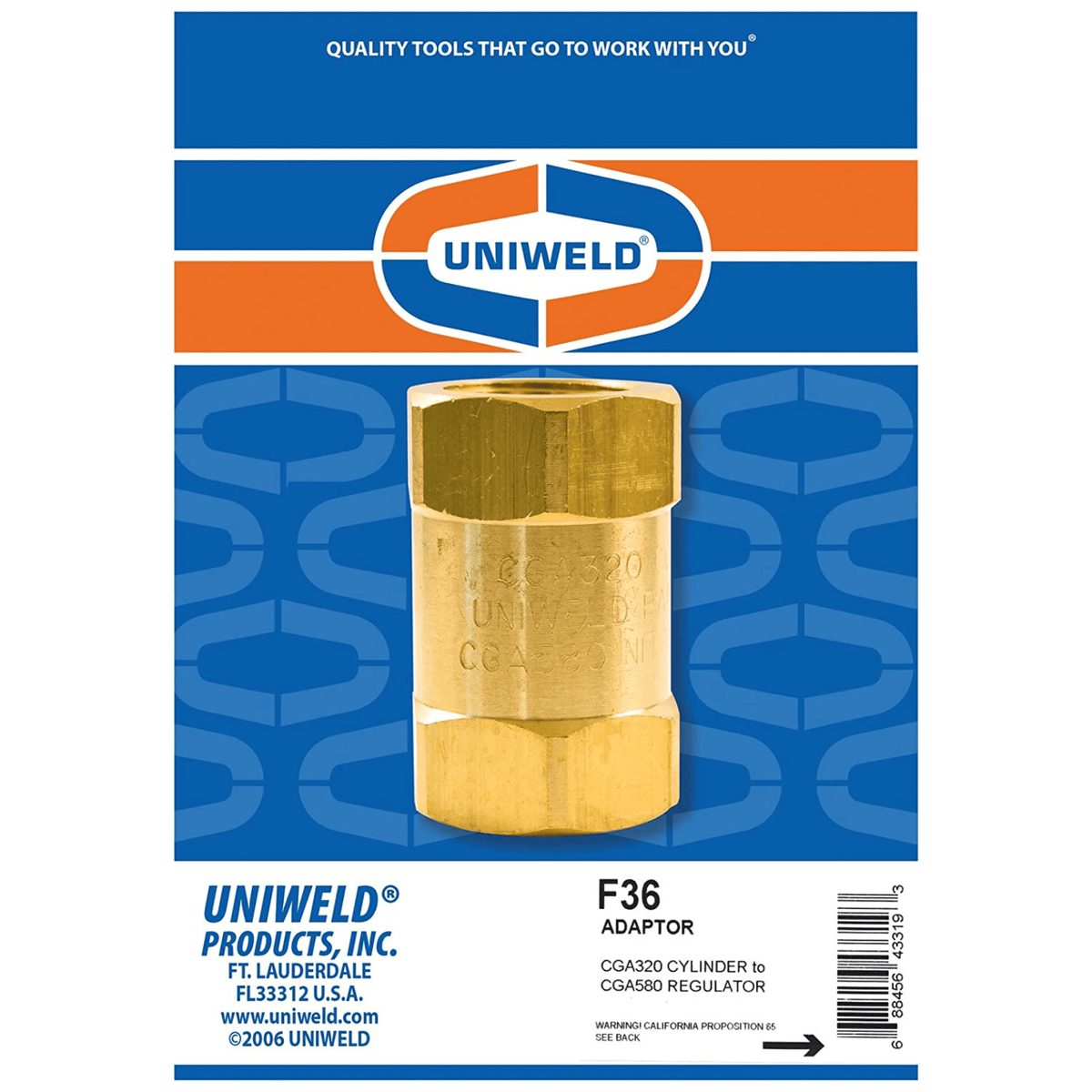 NITROGEN TO CO2 ADAPTER - A&R Supply - Air Conditioning & Refrigeration Wholesaler - UNIWELD