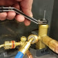 OFF SET RATCHET WRENCH - (3/16,1/4,5/16,3/8) WITH DHVA DUAL HEX WRENCH ADAPTER - A&R Supply - Air Conditioning & Refrigeration Wholesaler - UNIWELD