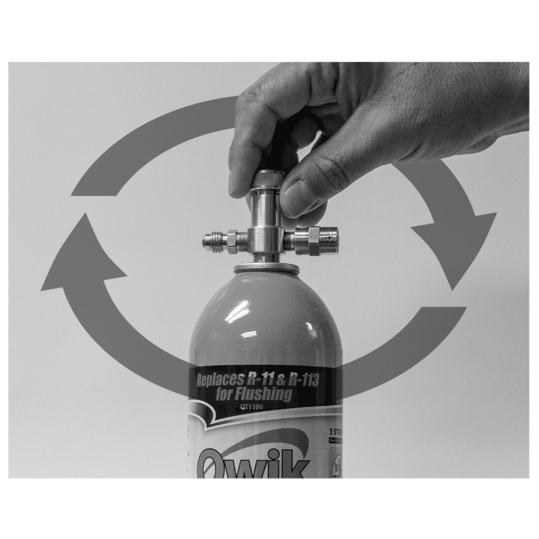 QWIK SYSTEM FLUSH CAN - ACCESS VALVE - A&R Supply - Air Conditioning & Refrigeration Wholesaler - MAINSTREAM ENGINEERING
