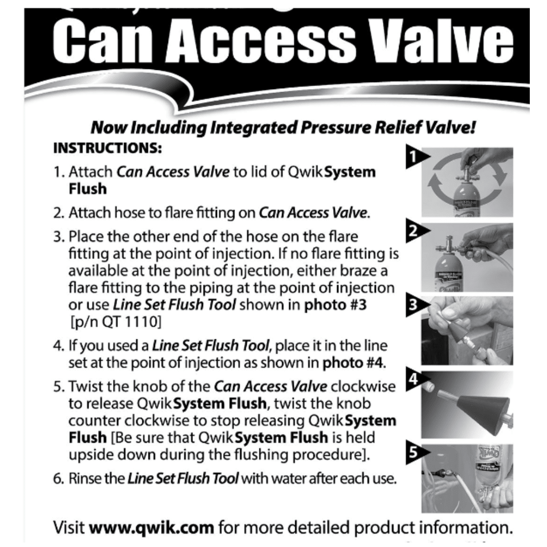 QWIK SYSTEM FLUSH LINE SET - FLUSH TOOL - A&R Supply - Air Conditioning & Refrigeration Wholesaler - MAINSTREAM ENGINEERING