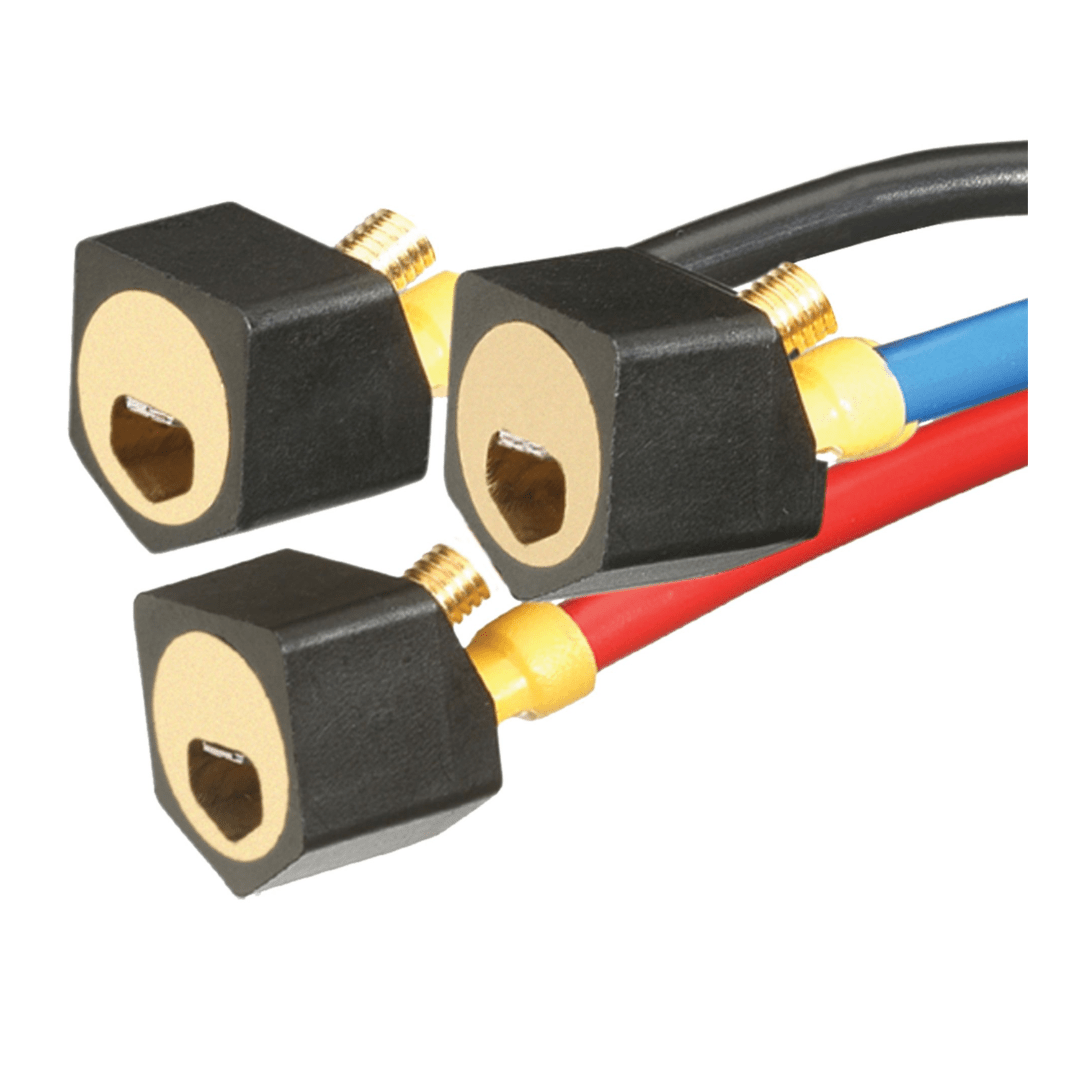 QWIKLUG COMPRESSOR TERMINAL REPAIR KIT - 3 TERMINAL REPAIR LUGS - 12AWG WITH 2' LEADS AND NUT CONNECTION - A&R Supply - Air Conditioning & Refrigeration Wholesaler - MAINSTREAM ENGINEERING