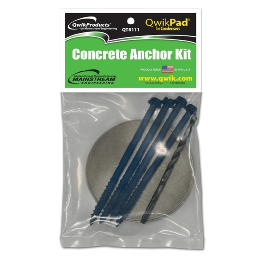 QWIKPAD® GROUND ANCHOR KIT FOR CONDENSERS - A&R Supply - Air Conditioning & Refrigeration Wholesaler - MAINSTREAM ENGINEERING