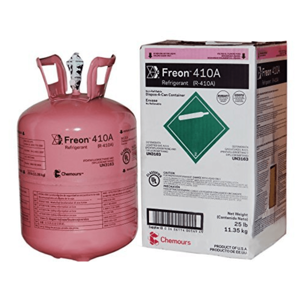 R410A REFRIGERANT GAS - 25LB CYLINDER - A&R Supply - Air Conditioning & Refrigeration Wholesaler - CHEMOURS