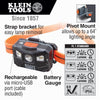 RECHARGEABLE HEADLAMP WITH SILICONE STRAP - 400 LUMENS - ALL-DAY RUNTIME - A&R Supply - Air Conditioning & Refrigeration Wholesaler - KLEIN TOOLS