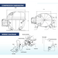 REFRIGERATION COMPRESSOR - R134A - 1/2 HP - A&R Supply - Air Conditioning & Refrigeration Wholesaler - GENESIS