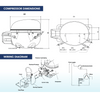 REFRIGERATION COMPRESSOR - R134A - 1/3 HP - A&R Supply - Air Conditioning & Refrigeration Wholesaler - GENESIS