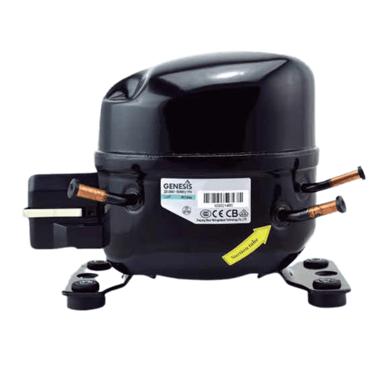 REFRIGERATION COMPRESSOR - R134A - 1/3 HP - A&R Supply - Air Conditioning & Refrigeration Wholesaler - GENESIS