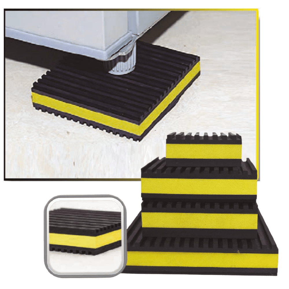 RUBBER EVA ANTI-VIBRATION PADS - 2" X 2" X 7/8" - A&R Supply - Air Conditioning & Refrigeration Wholesaler - HERCULES