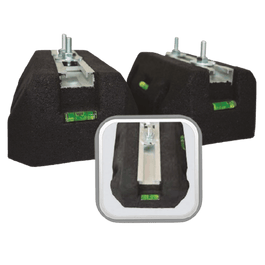 RUBBER RISERS WITH ALUMINUM CHANNEL - 220LB - A&R Supply - Air Conditioning & Refrigeration Wholesaler - HERCULES